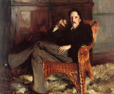 Portrait of Robert Louis Stevenson by John Singer Sargent